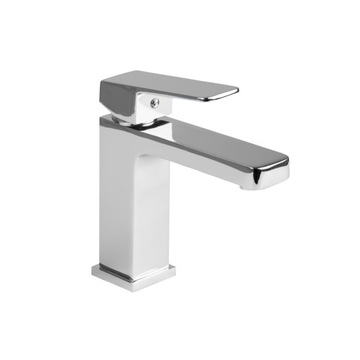 BATERIA ŁAZIENKOWA UMYWALKOWA KRAN DO UMYWALKI NISKA CHROM STOJĄCA MAŁA