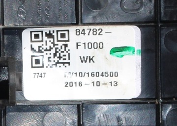 KIA OE 93700-F1000WK + SPORTAGE IV PANEL PŘEPÍNAČ 84782-F1000WK