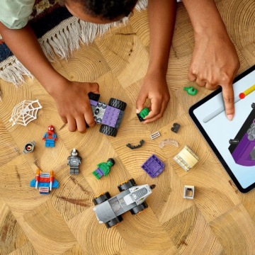 LEGO MARVEL ХАЛК ПРОТИВ НОСОРОГА ЧЕЛОВЕКА-ПАУКА БОЕВЫЕ МАШИНЫ РОГ КУЛАЧНОЙ БИТВЫ