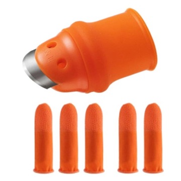 Obcinak do kciuków ogrodowych Silikonowy kciuk do zbierania otworów Type_Large