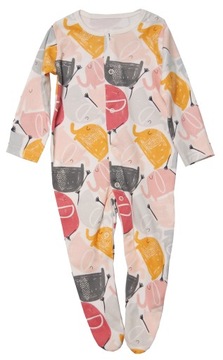 Mothercare Pajac Pajacyk Śpiochy Niedrapki r. 68cm