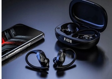 БЕСПРОВОДНЫЕ НАУШНИКИ-ВКЛАДЫШИ BLUETOOTH LENOVO LP75 ВОДОНЕПРОНИЦАЕМЫЕ ЧЕРНЫЕ