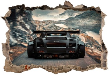 3D наклейки на стену Lamborghini 130x90