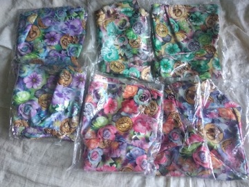 MINI SPÓDNICZKA W KWIATKI I MONETY KOL.FIOLETOWY