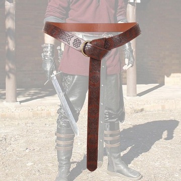 Средневековый рыцарь из искусственной кожи, универсальный размер, реквизит для косплея