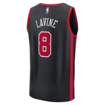 Черная футболка Zach LaVine Chicago Bulls Fast Break — City Edition, XL