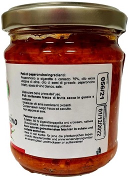 Паштет Песто Пеперончини Острый 190г Вкус Сицилии