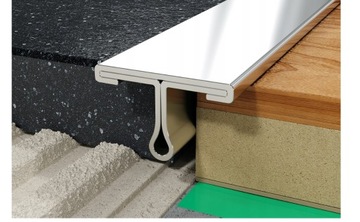 Алюминиевая Т-образная планка 20 Соединительная планка порога черная 1М