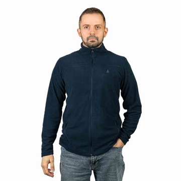 Polar męski bluza rozpinana granatowa Captain Mike L