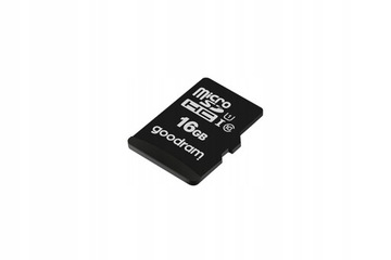 Карта microSDHC GOODRAM CL10 16 ГБ + адаптер