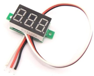 Moduł woltomierz DC 0-99.9V LED