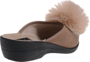 ТАПОЧКИ ЖЕНСКИЕ ПОЛЬСКИЕ ПОМПОН ПРОФИЛЬ be39