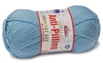 HIMALAYA włóczka EVERYDAY BEBE LUX niebieski 70438
