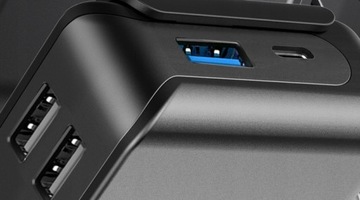 Разветвитель автомобильного прикуривателя 12-24В 4xUSB QC PD 120Вт