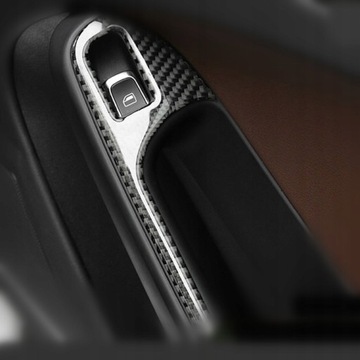 НАКЛЕЙКИ ДЛЯ AUDI A4 B8 A5 CARBON ДВЕРИ, ОКНА, БОКОВИНЫ