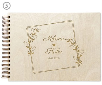 PREZENT NA WALENTYNKI ALBUM NA ZDJĘCIA Z GRAWEREM DLA CHŁOPAKA DZIEWCZYNY