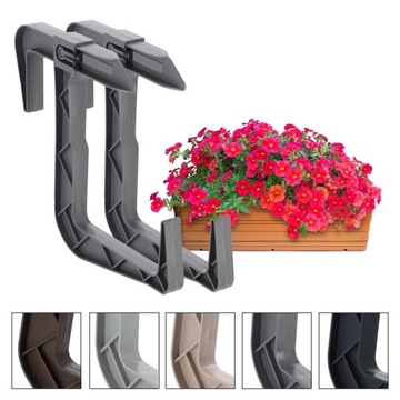 РУЧКА-ВЕШАЛКА ДЛЯ ЦВЕТОЧНОГО ЦВЕТКА И БАЛКОННОЙ КОРОБКИ 2 шт.