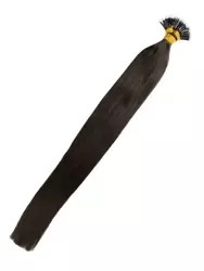 Włosy naturalne doczepiane na nano ringi 40cm 0,6g 20 sztuk - kolor #1B