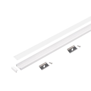 Алюминиевый профиль для светодиодных лент длиной 2 м, покрытие Inspire Leroy Merlin молочного цвета