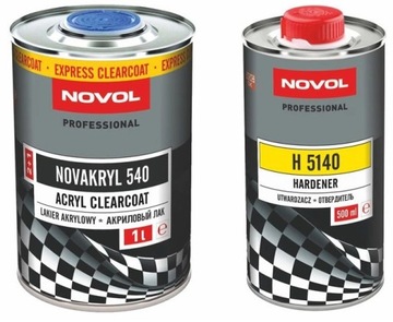 Novol Novakryl 540 z utw. standard. Lakier akrylowy bezbarwny 1L