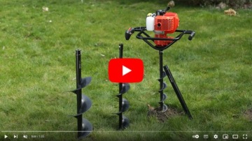 SOIL DRILL SPRINGER 3 сверла 10, 15, 20 см + удлинитель YATO