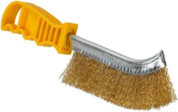 РУЧНАЯ ЩЕТКА ЛАТУННАЯ С ШРЕЗЬЮ 175г