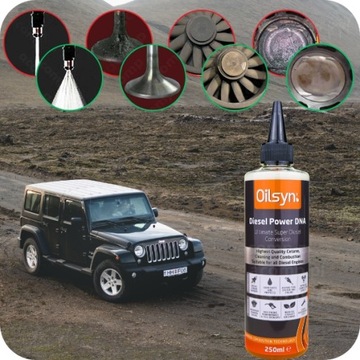 OILSYN Diesel Power DNA смазывает и очищает форсунки, VTG, DPF, EGR, цетановое число +5.