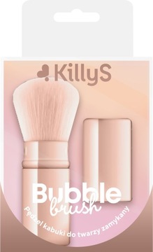 KILLYS Bubble Brush pędzel kabuki zamykany rose gold