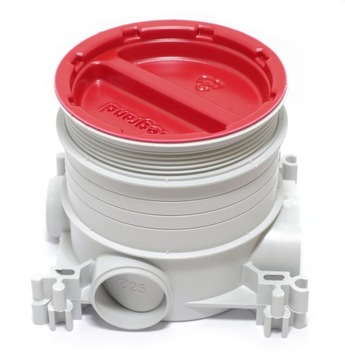 Герметичная напольная розетка Legrand IP44 INOX