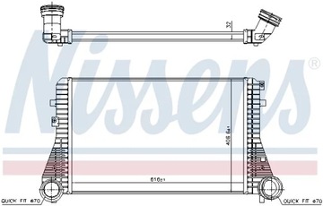 CHLADIČ INTERCOOLER AUDI A3 TT VW CADDY III EOS SKODA OCTAVIA II YETI
