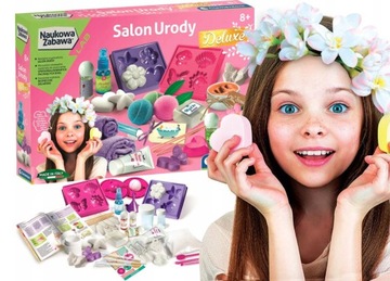 Zestaw Clementoni Naukowa Zabawa Salon Urody Delux Perfumy Kosmetyki +8 lat