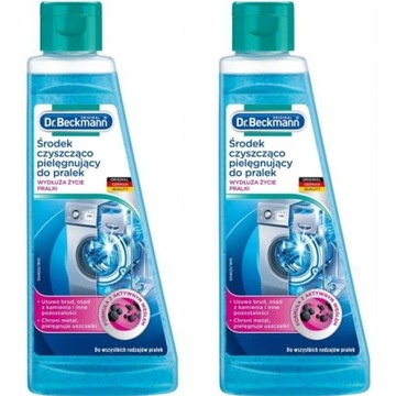 Dr.BECKMANN ŚRODEK DO CZYSZCZENIA PRALEK 2x250ml