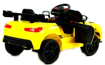 Детская машинка на аккумуляторе + светодиод + пульт + качалка