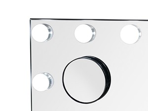 58x45 см зеркало макияжа в стиле голливудского Elecwish 15 Led Black