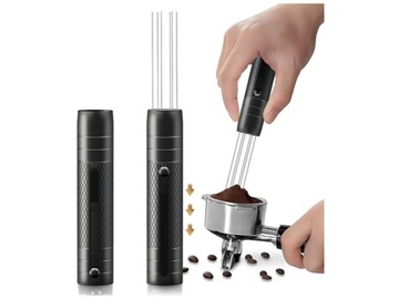 WDT DYSTRYBUTOR DO KAWY ALUMINIUM ESPRESSO 6 IGIEŁ + STOJAK