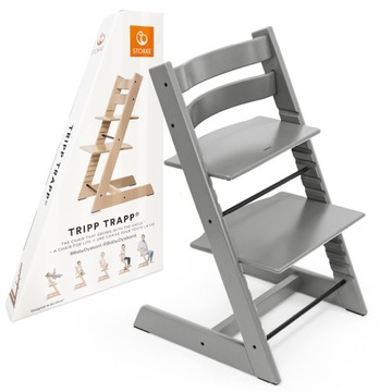 STOKKE Tripp Trapp drewniane krzesełko Storm Grey