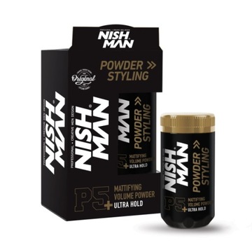 NISHMAN Puder P5 do włosów ULTRA MOCNY 20 g