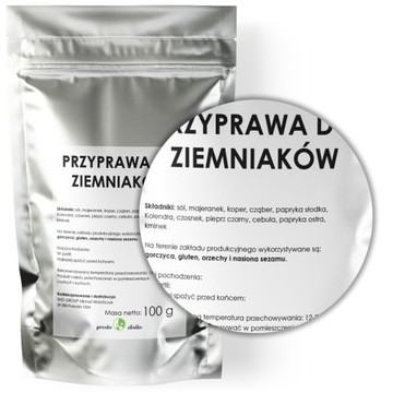 PRZYPRAWA DO ZIEMNIAKÓW i frytek do puree 100g