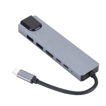 Mobilny Hub USB-C 6-w-1