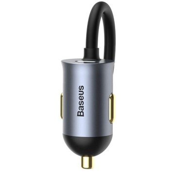 ŁADOWARKA SAMOCHODOWA BASEUS 2xUSB + 2xUSB-C 120W