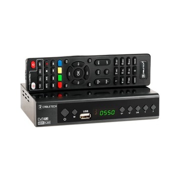 Dekoder DVB-T2 H.265 HEVC Tuner Telewizji Cyfrowej Naziemnej Cabletech
