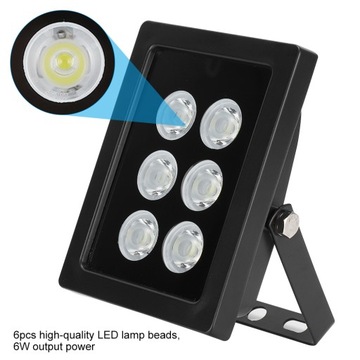 DC12V 6 светодиодов заполняющего света IP66 водонепроницаемого освещения