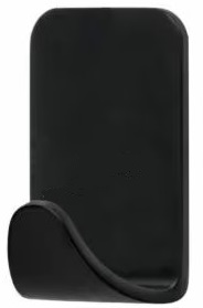 КРЮЧКИ САМОКЛЕЯЩИЕСЯ, ЧЕРНЫЕ МАТОВЫЕ, НЕИНВАЗИВНЫЕ, ДЕКОРАТИВНЫЕ 3M COMMAND 4 ШТ.