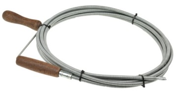 PRZETYKACZ RUR KANALIZACJI ŻMIJKA SPRĘŻYNA FI 9 2m