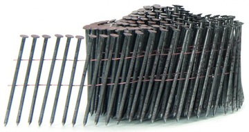 GWOŹDZIE PIERŚCIENIOWE NA DRUCIE 7200SZT DO GWOŹDZIAREK BĘBNOWYCH 2,5x70MM
