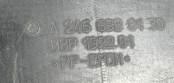 B7 MERCEDES TŘÍDA B W246 PODBĚH LEVÉ PŘEDNÍ A2466980130