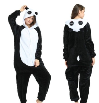 piżama PANDA KIGURUMI DLA DZIECI GRUBA 110-116 3XS