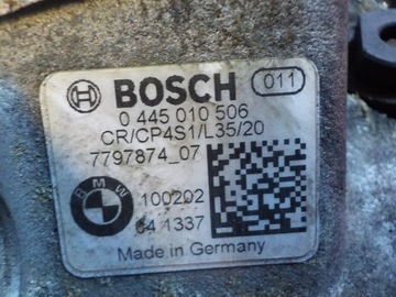 BMW E87 E90 X3 X1 2.0 D 10R 143KM N47 ČERPADLO VSTŘIKOVAČE 0445010506 7797874