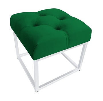 Pufa CHESTERFIELD LOFT ławka postawa biała MG25