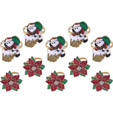 DEKORACJE STOŁU ŚWIĄTECZNEGO 10 SZT